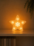 Estrela de Natal Vazada Grossa